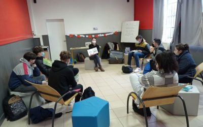 Les livres en voyage au lycée des Métiers de Narcé à Brain sur l’Authion…