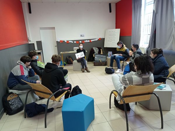 Les livres en voyage au lycée des Métiers de Narcé à Brain sur l’Authion…