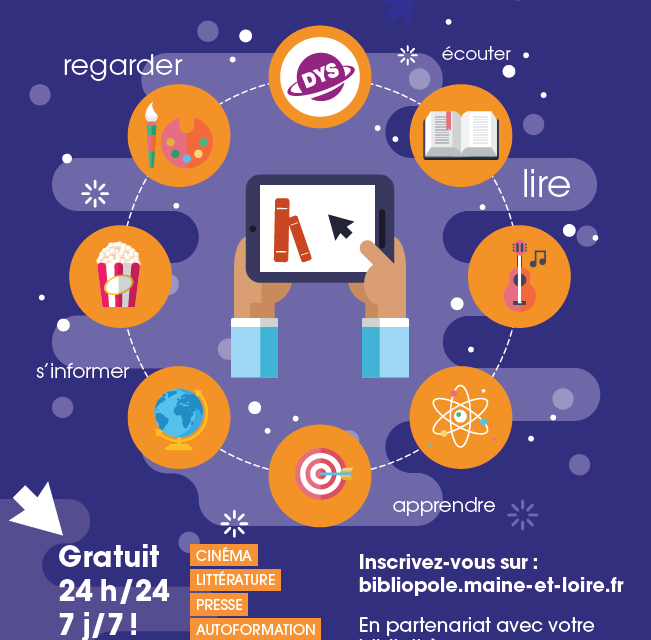 Votre médiathèque numérique en quelques clics !