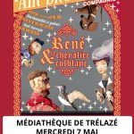 MERCREDI 7 MAI à 14h30 : SPECTACLE DE MARIONNETTES « RENE ET LE CHEVALIER CULBLANC »