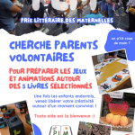 Le Prix Littéraire des Maternelles cherche des bénévoles !