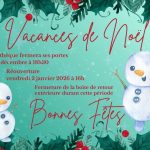 FERMETURE DE FIN D’ANNEE