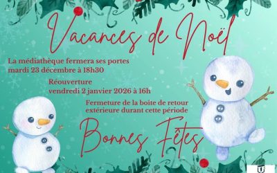 FERMETURE DE FIN D’ANNEE