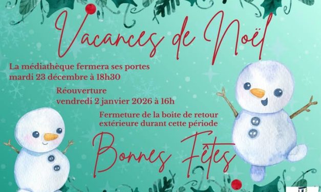 FERMETURE DE FIN D&rsquo;ANNEE