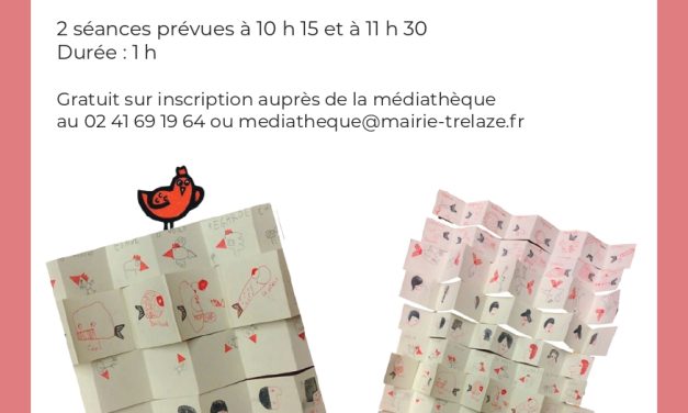 Samedi 7 mars – atelier créatif avec l&rsquo;autrice-illustratrice Andrée Prigent dans le cadre du Prix Littéraire des Maternelles