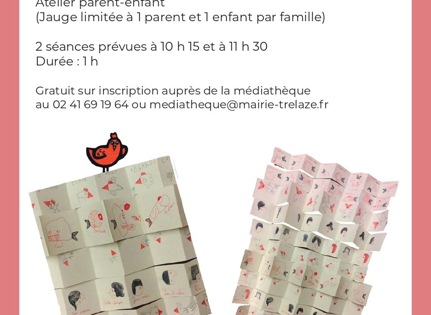 Samedi 7 mars – atelier créatif avec l&rsquo;autrice-illustratrice Andrée Prigent dans le cadre du Prix Littéraire des Maternelles