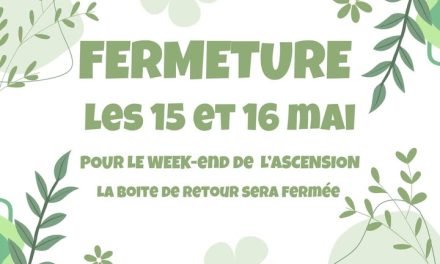Fermeture de la médiathèque les 15 et 16 mai
