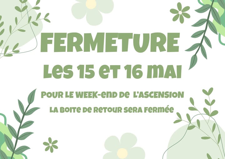 Fermeture de la médiathèque les 15 et 16 mai
